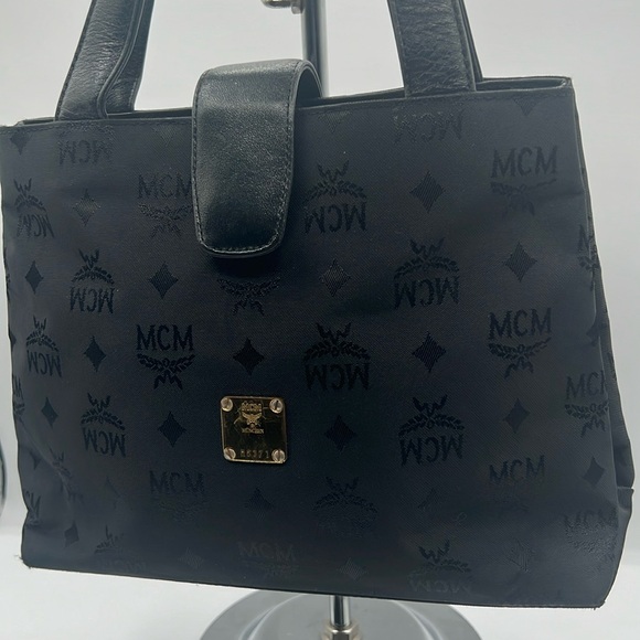 MCM Authentic Monogram nylon small tote - Picture 4 of 11